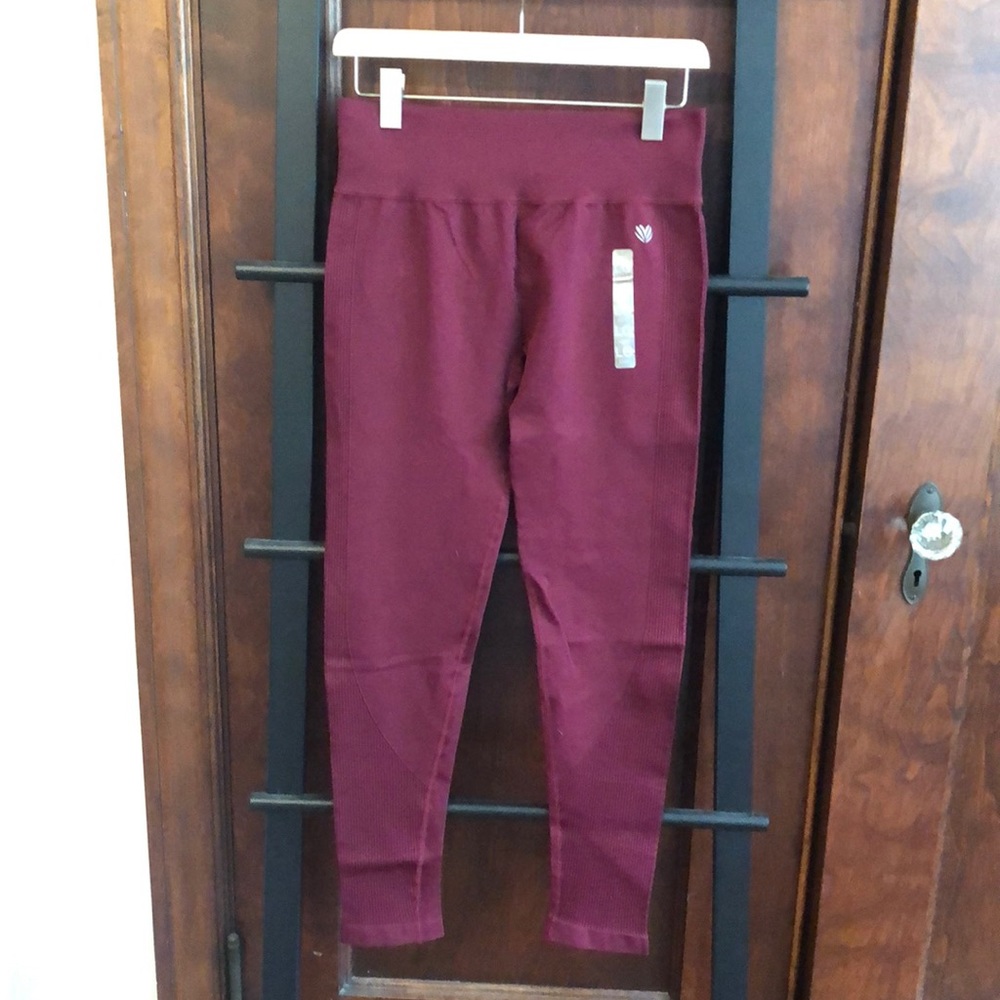 Maroon Athletic Leggings NWT